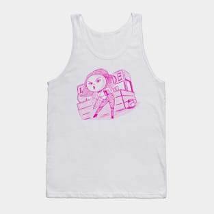 Badfruit, Sour Lemon- Neon Pink Version Tank Top